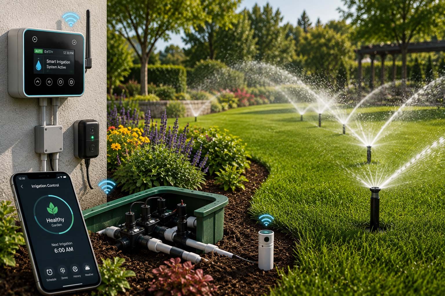 automatic irrigation system installation in Pakistan
