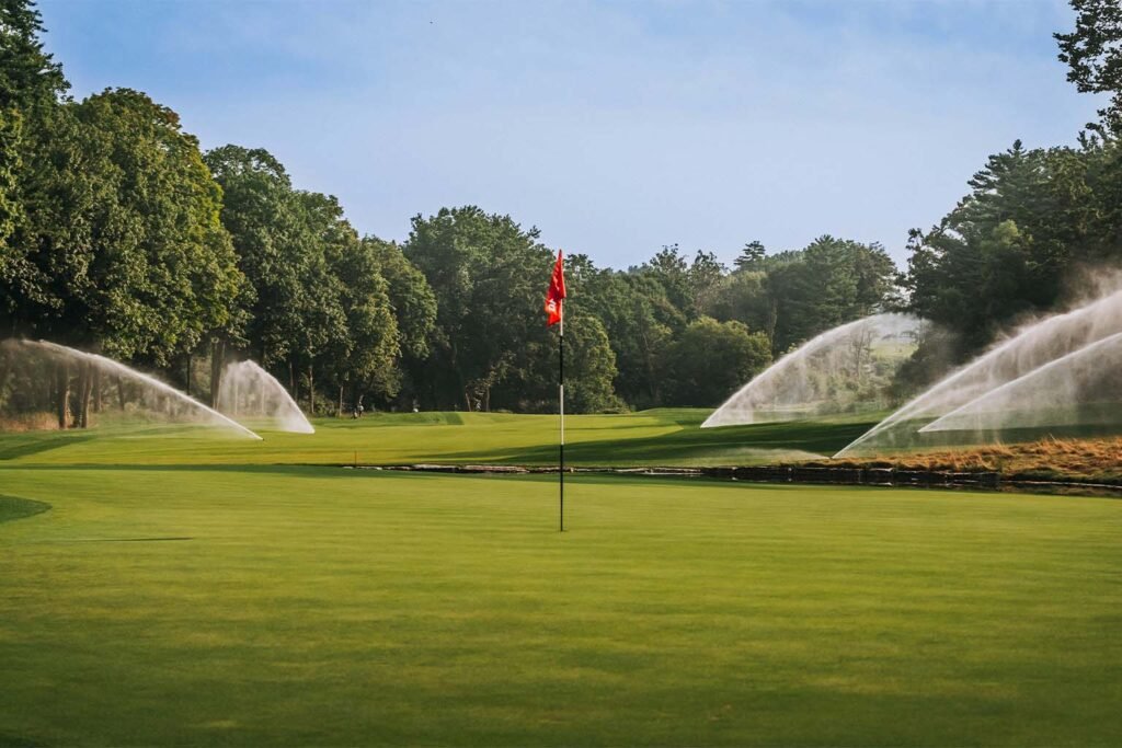 golf course irrigation system installation in Pakistan