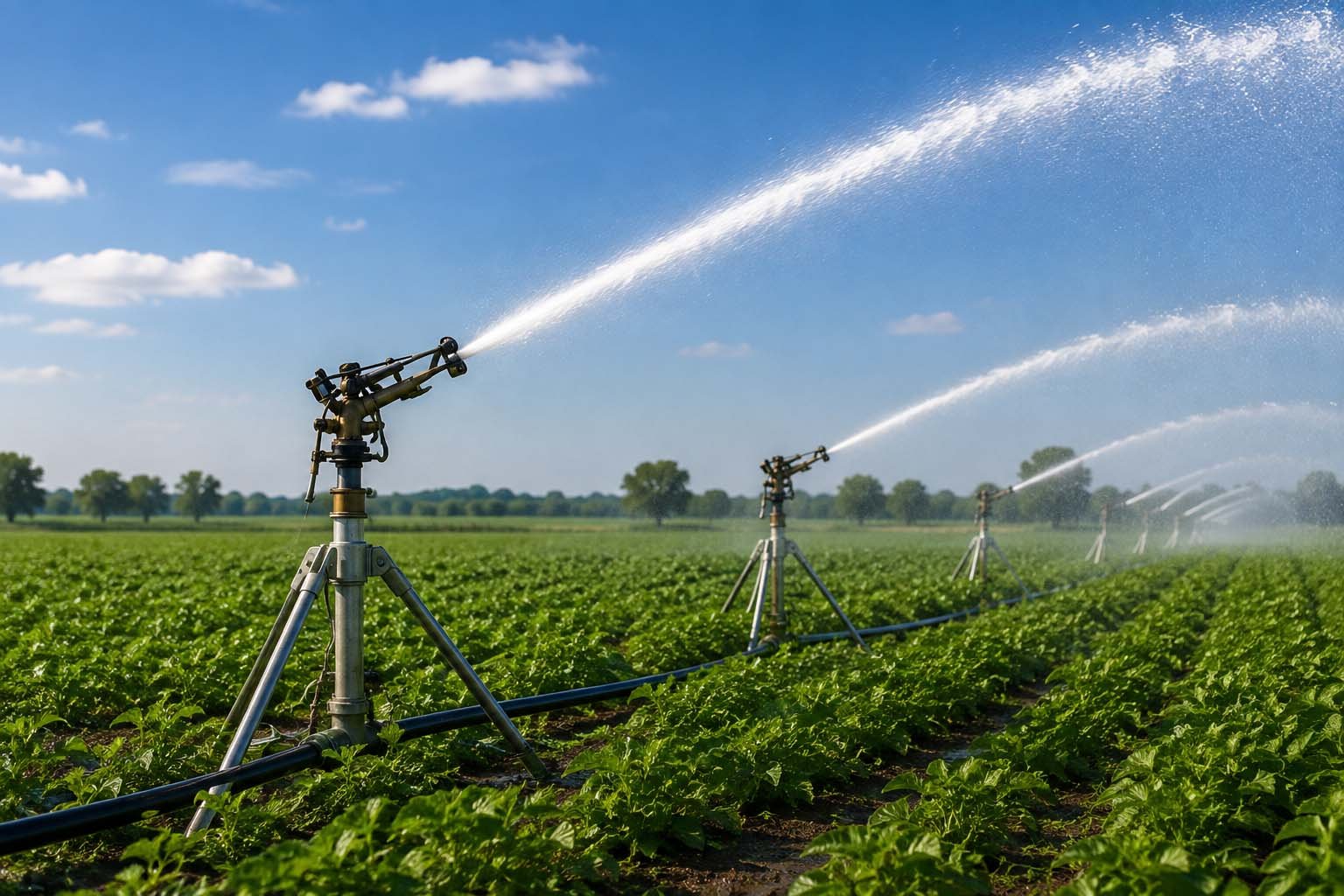 rain gun irrigation system installation in Pakistan