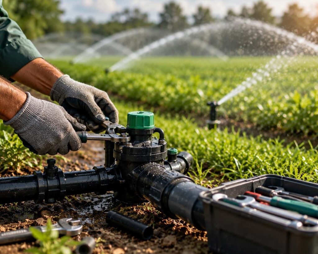irrigation design and consultancy design and pipe netw