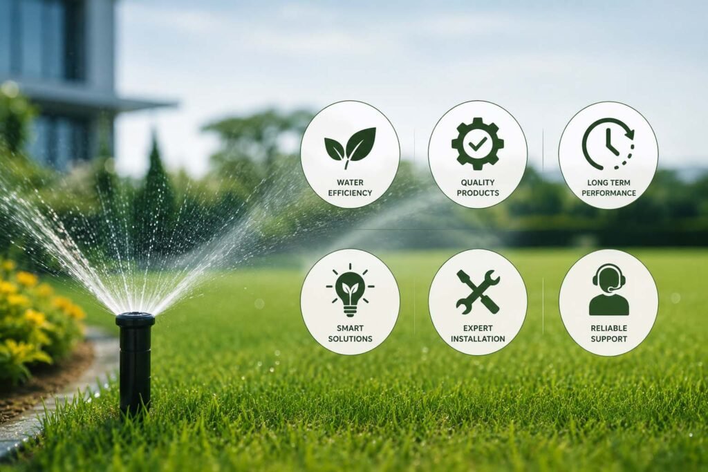 golf putting green irrigation sprinkler layout Pakistan